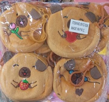 Sevimli Capybara Tasarımlı Çocuk Cüzdanı Anahtarlık