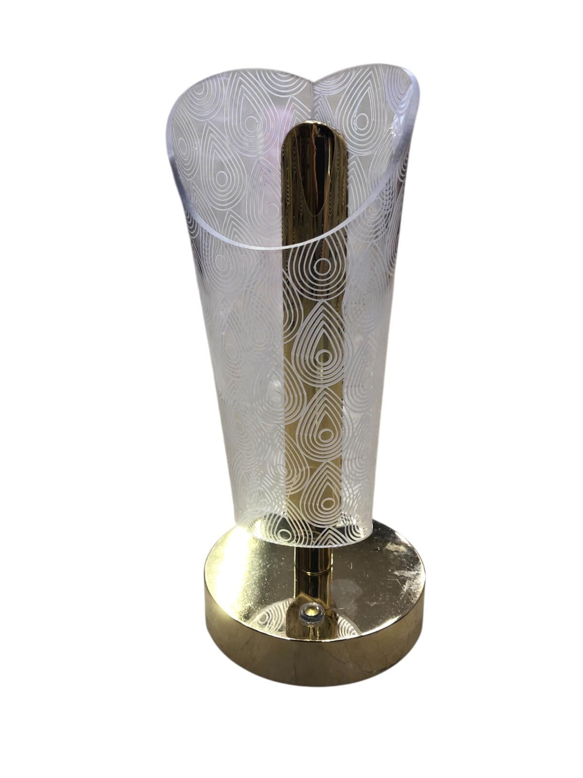 Zarif Kıvrımlı Dokunmatik Modern Abajur ve Dekoratif Masa Lambası