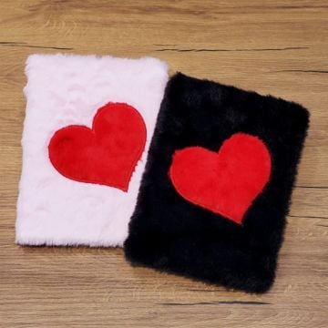 Kalpli Tasarımlı Peluş Defter