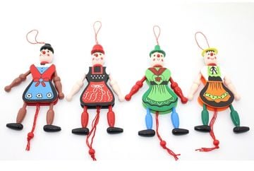 Ahşap İpli Pinokyo Kukla (20 cm)