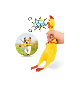 Bağıran Nara Atan Tavuk Horoz Oyuncak (30 cm)