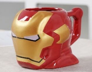 İron Man Tasarımlı Seramik 3D Demir Adam Kupa Bardak
