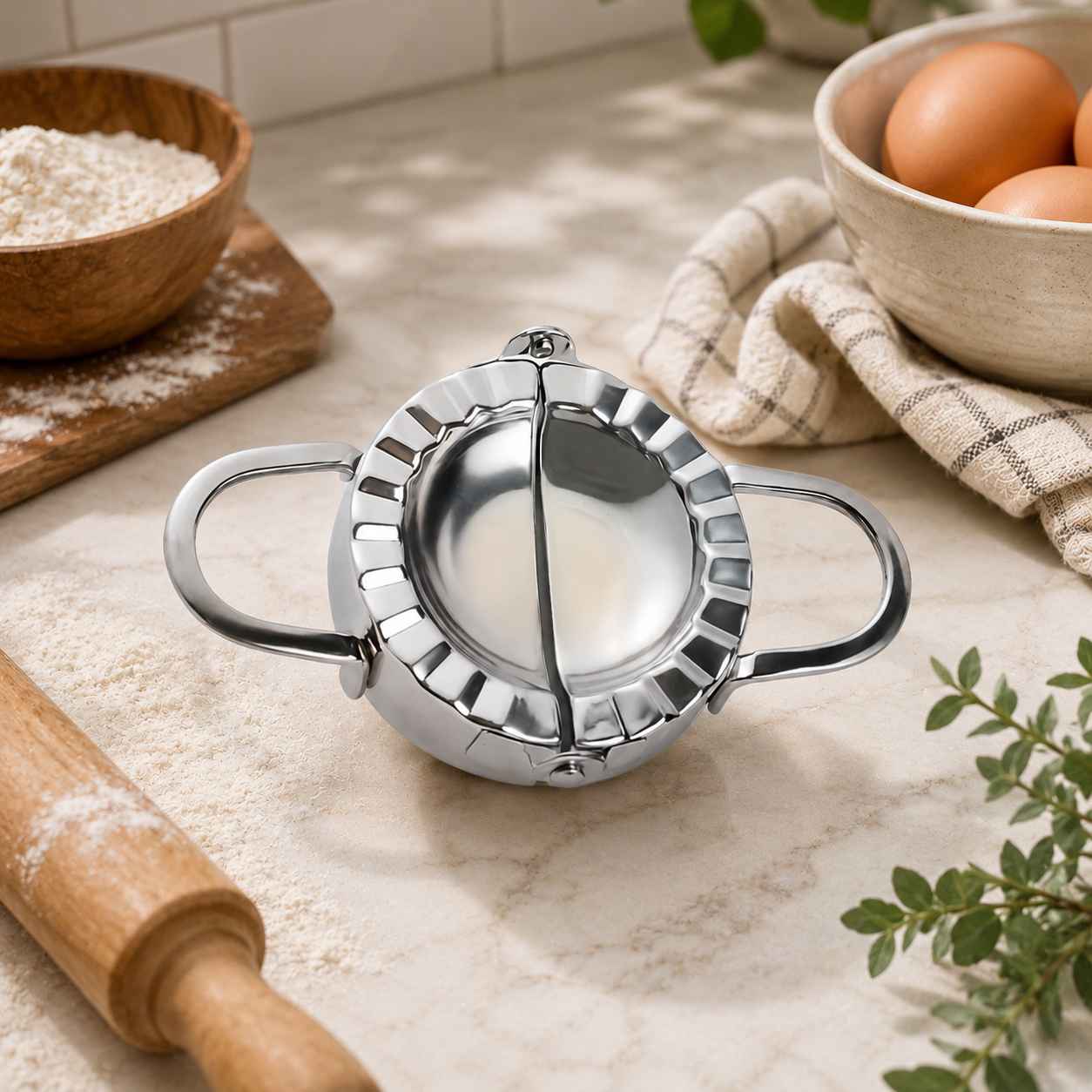 Hamur Pratik Kapatma Çiğ Börek-Poğaça Aparatı (7,5cm)