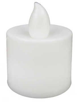 Dekoratif Beyaz Pilli Mum Led Işıklı (24 Adet)