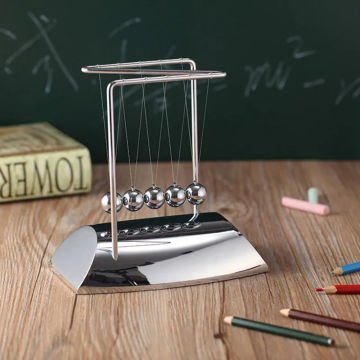 Dekoratif Newton' s Cradle Metal Denge Topları