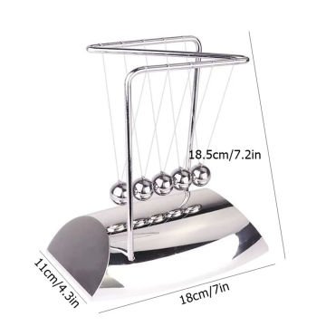 Dekoratif Newton' s Cradle Metal Denge Topları