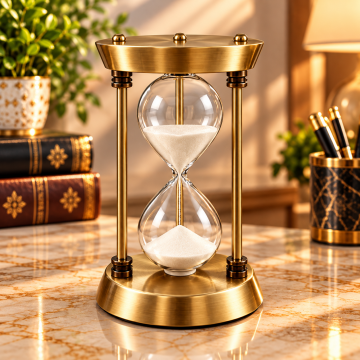Dekoratif Metal 30 Dakika Kum Saati (22cmx15cm)