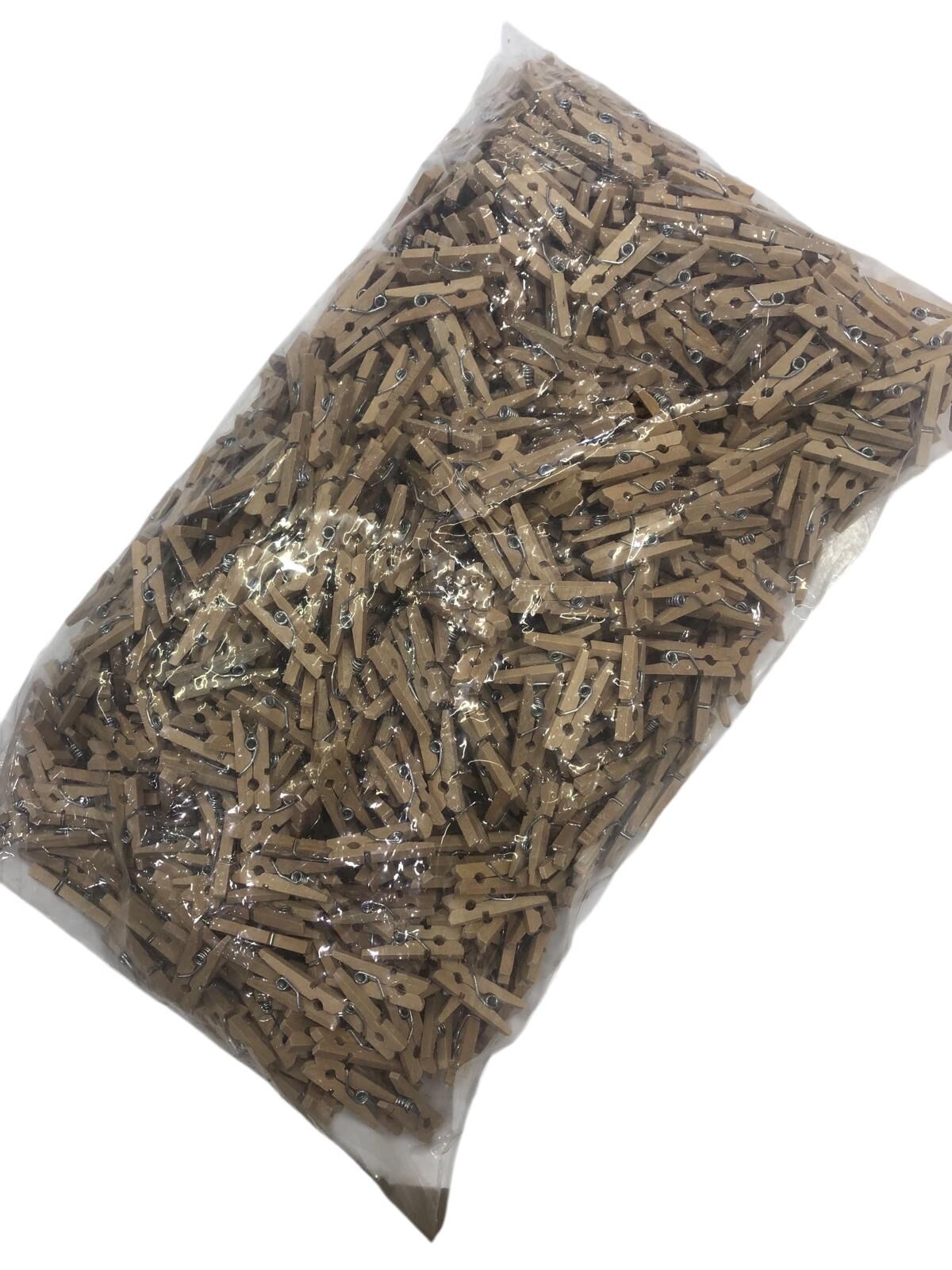 Mini Ahşap Mandal (2.5 cm 1000 Adet)