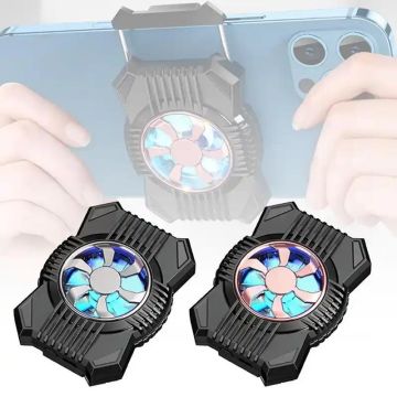 P12 Rgb Işıklı Cep Telefon Radyatör Soğutma Fanı