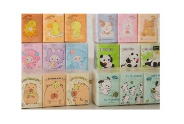 Sevimli Desenli Mini Cep Mendil 9'lu Paket