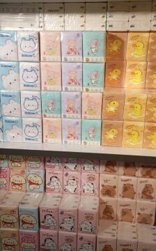 Sevimli Desenli Mini Cep Mendil 9'lu Paket