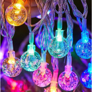 20 Kristal Toplu RGb Renkli Dekoratif Led Işık (3 mt)