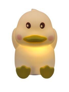 Sevimli Ördek Şarjlı Silikon Gece Lambası – Yumuşak Uyku Arkadaşı