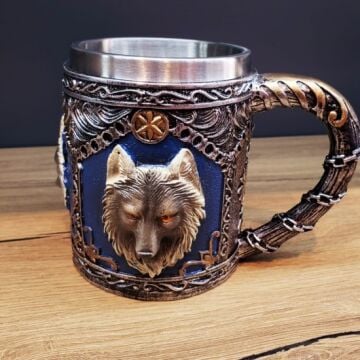 3D Kurt Tasarım Kupa Bardak