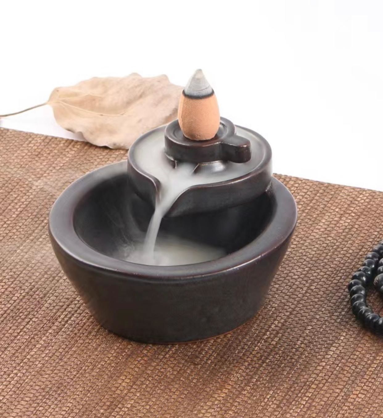 Seramik Geri Akış Çeşme Tasarım Dekoratif Backflow Tütsülük