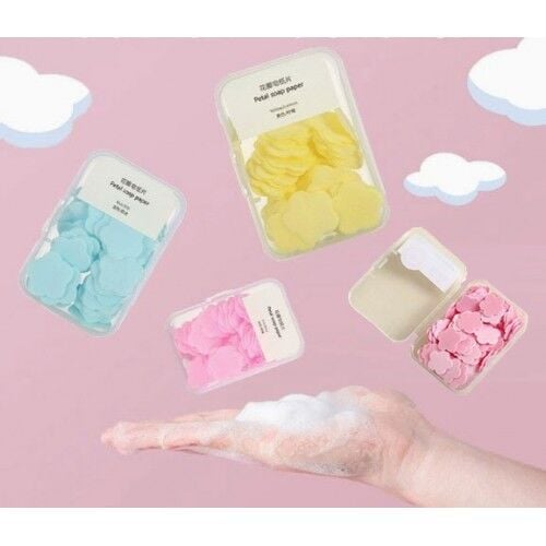 Tek Kullanımlık 100 Yaprak Mini Parfümlü Kağıt Sabun