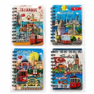 Kabartmalı İstanbul Tasarımlı Defter