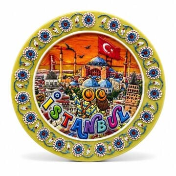 Seramik İstanbul Temalı Buzdolabı Magnet