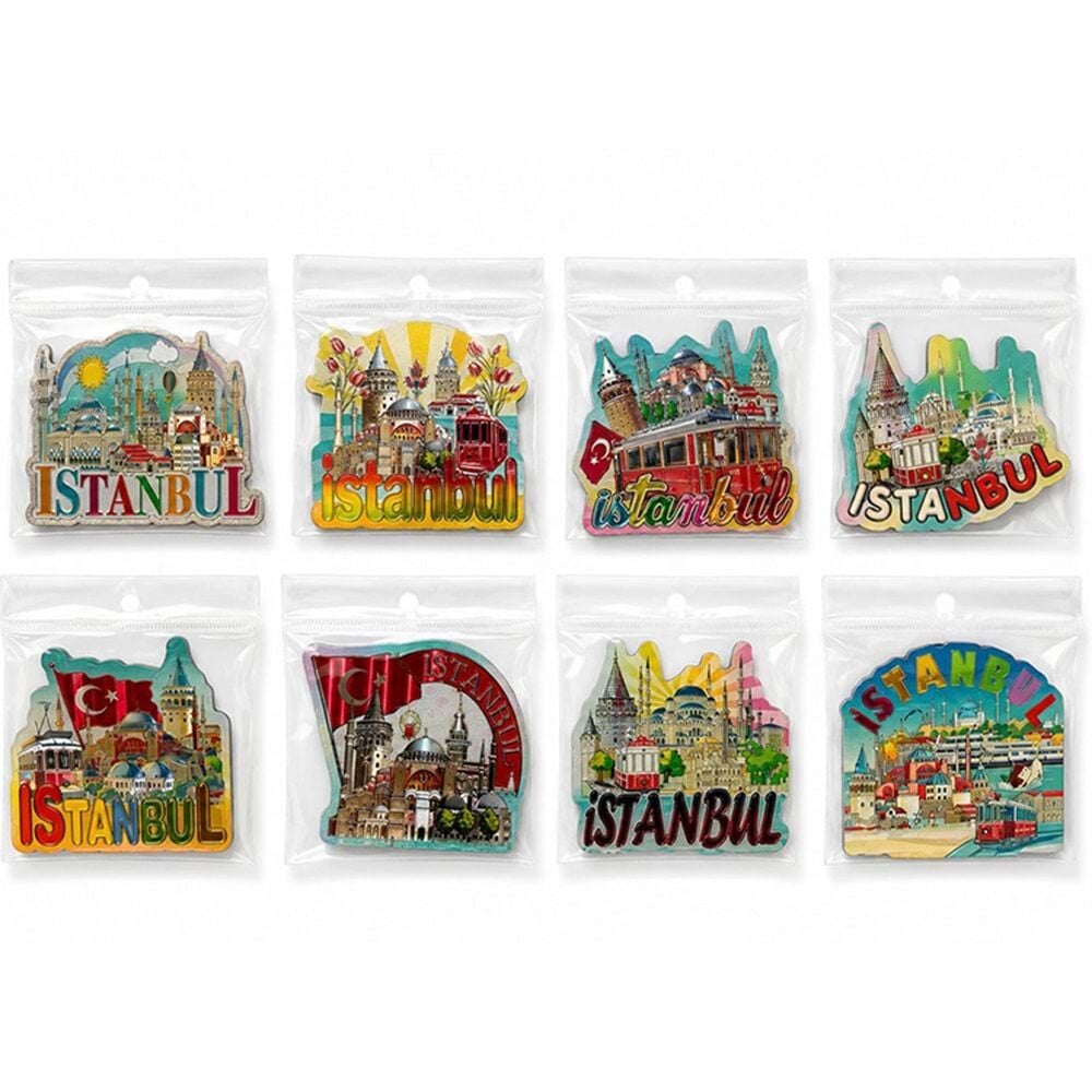 Silikon İstanbul Temalı Buzdolabı Magnet