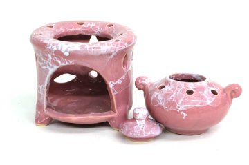 Dekoratif Demlik Tasarımlı Seramik Buhurdanlık