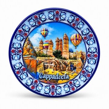 Seramik Kapadokya Temalı Buzdolabı Magnet