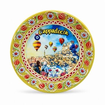 Kapadokya Temalı Seramik Buzdolabı Magnet