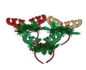 Geyik Boynuzu Tasarımlı Yılbaşı Parti Tacı (12 Adet)