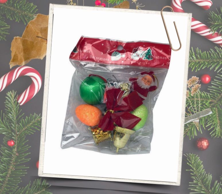 Yılbaşı Çam Ağacı Süsleri Karışık Noel Babalı (9 Adet)