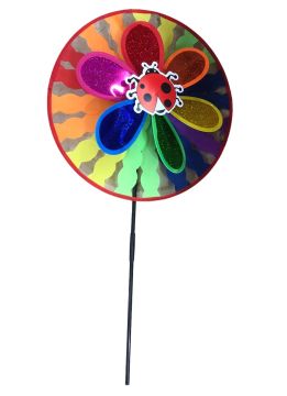 Renkli Hayvan Tasarımlı 6 Kanatlı Rüzgar Gülü