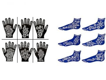 Hint Kınası Dövme Şablonları Modelleri