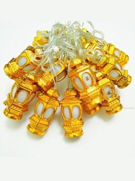 20'li Pilli Şerit Led Işık Renkli RGB Dekoratif Ramazan Süsü