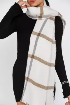 Kadın Desenli Omuz Şalı