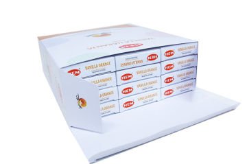 Hem Vanilla Orange Exclusive Organik Çubuk Tütsü (12 x 25 gr)