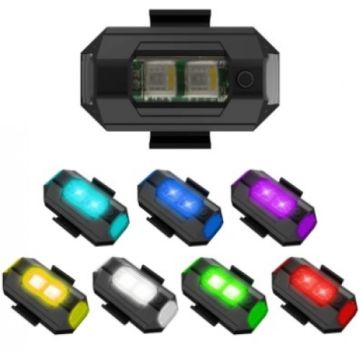 7 Renk Motosiklet Bisiklet Mini İkaz Lamba Işığı