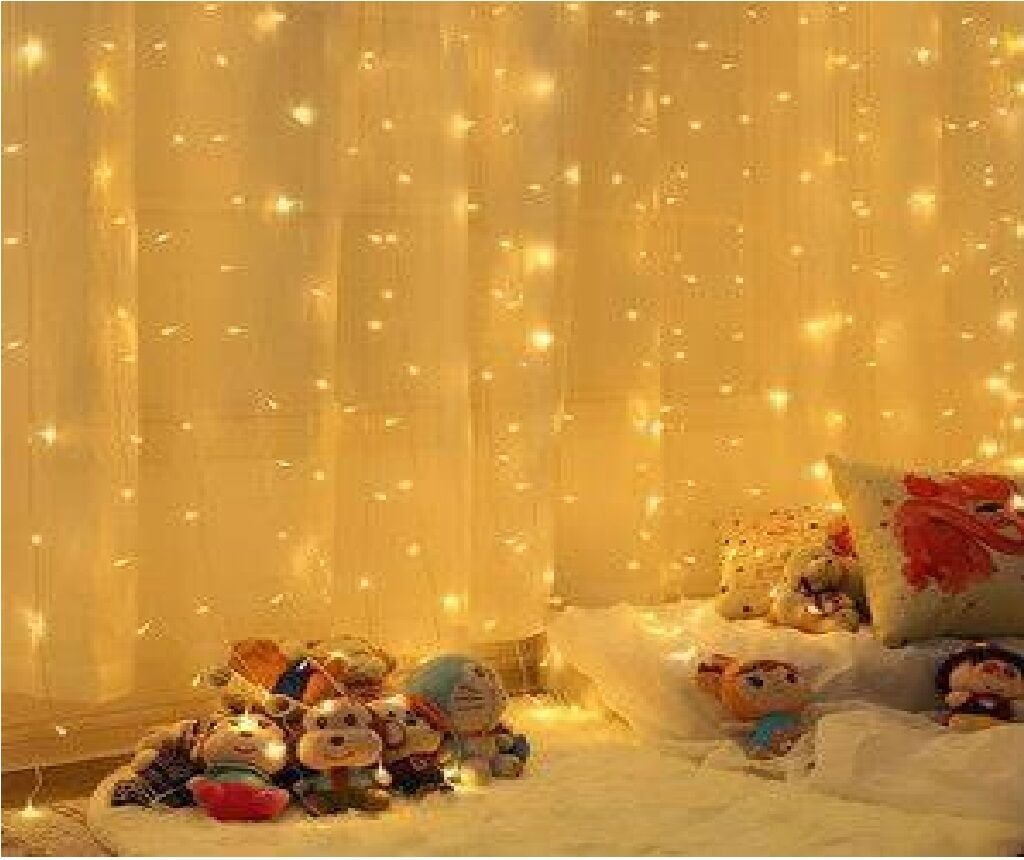 Dize Şeklinde 200 Led Ampul Gün Işığı Perde Led (2mt)