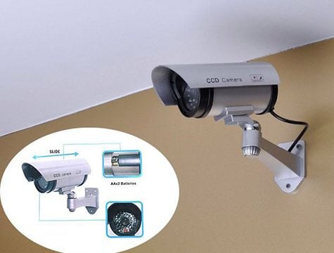 Caydırıcı Sahte Güvenlik Kamerası Gece Görüş Görünümlü