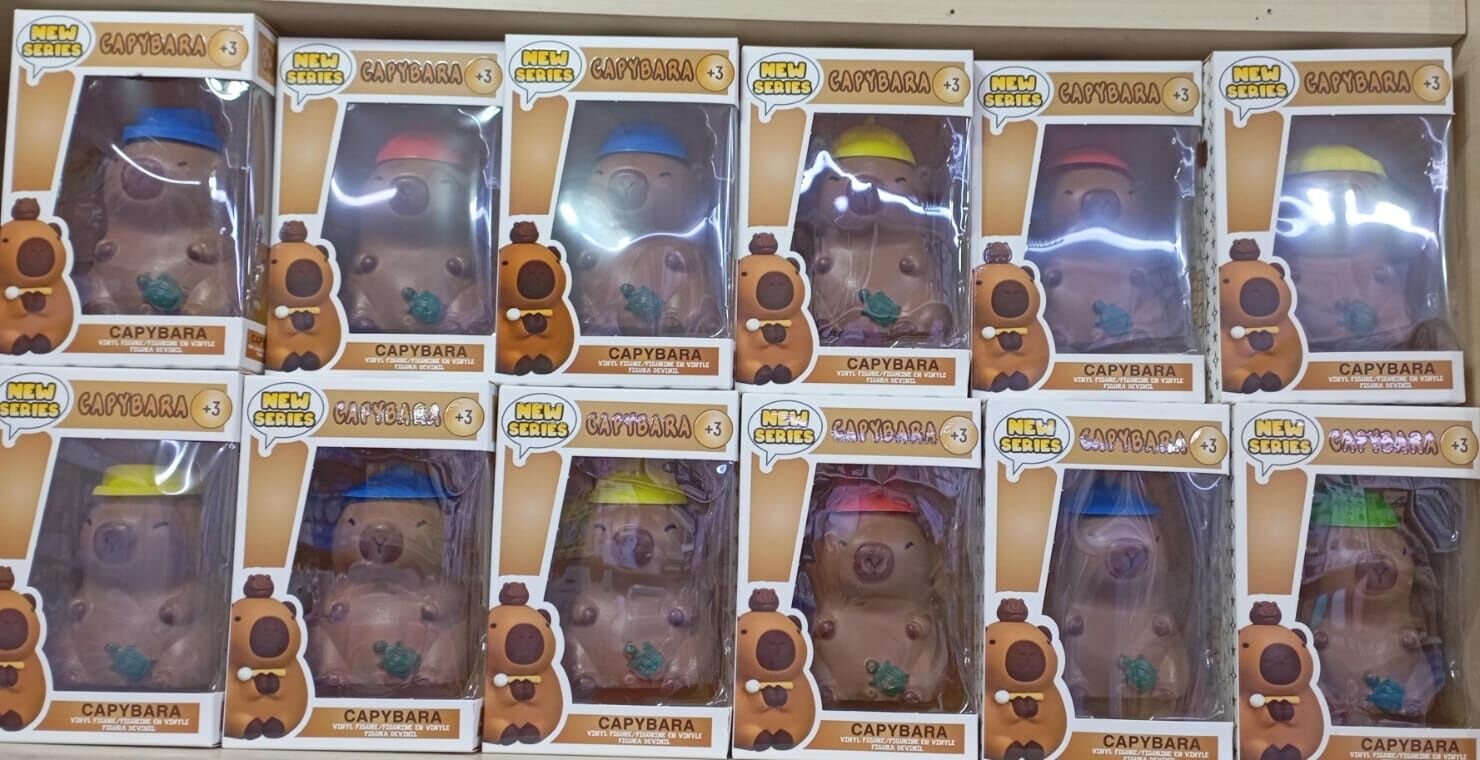 Capybara Tasarımlı Biblo Figürü