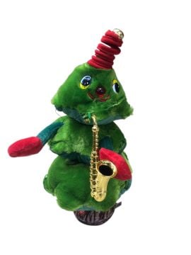 Işıklı Müzikli Konuşan Dans Eden Şarkı Söyleyen Yılbaşı Cam Ağacı