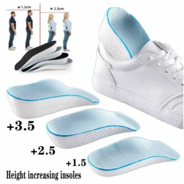 Köpük Tasarım Kadın Topuk Yükseltici Tam Boy Eva Tabanlık 3.5 Cm