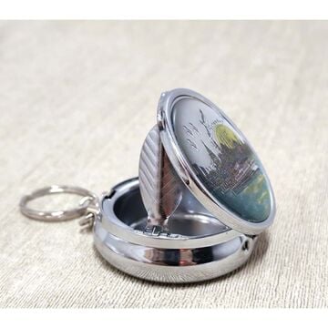 Metal İstanbul Temalı Cep Küllüğü Anahtarlık