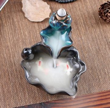 Seramik Tasarımlı Balıklı Akvaryum Ters Geri Akış (Backflow) Tütsülük