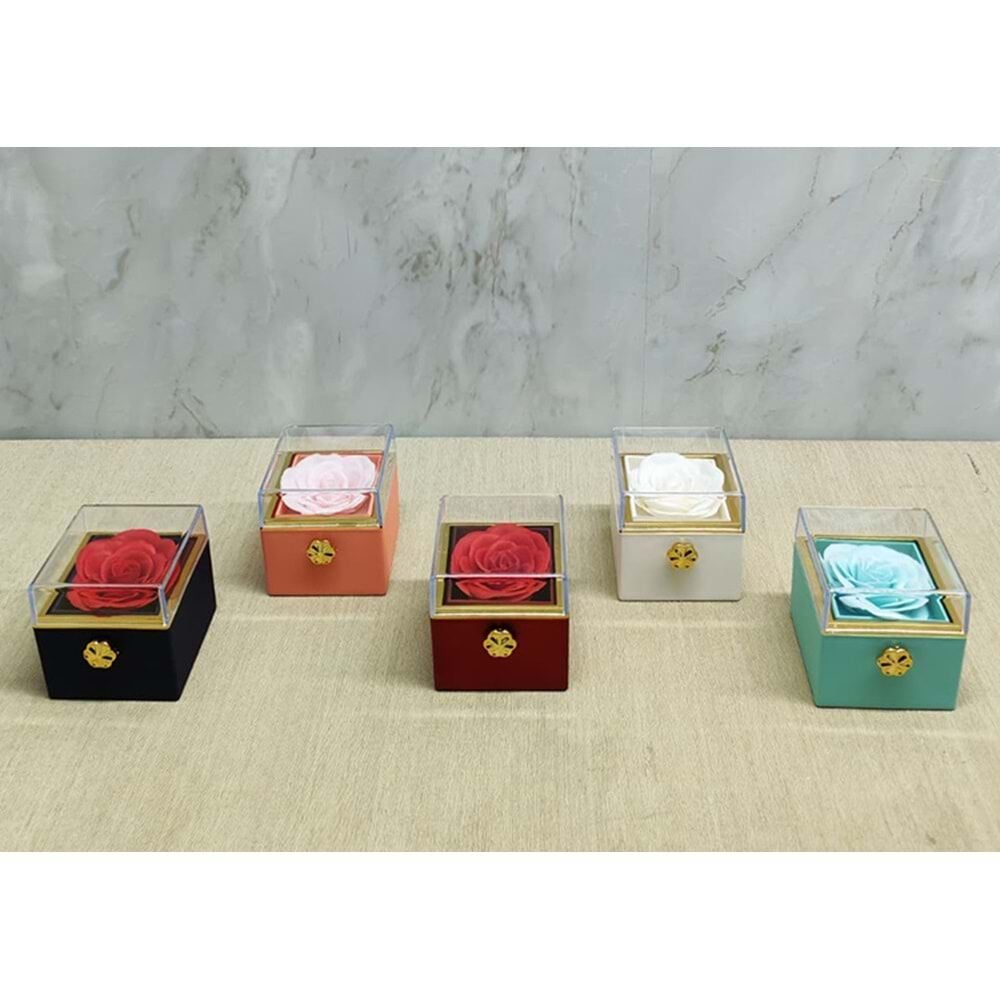 Romantik Gül Takı Hediye Kutusu Sevgililer Günü Hediyesi