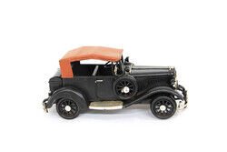 Dekoratif Vintage Siyah Metal Araba