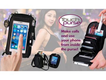 Touch Purse Akıllı Telefon Koruma Kılıfı ve Cüzdan