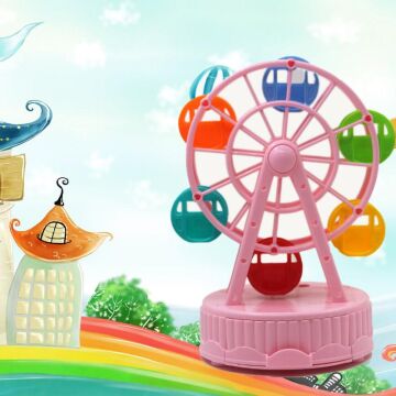 Müzikli Dönme Dolap Kurmalı Müzik Kutusu