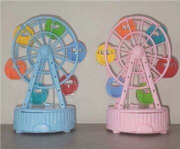 Müzikli Dönme Dolap Kurmalı Müzik Kutusu