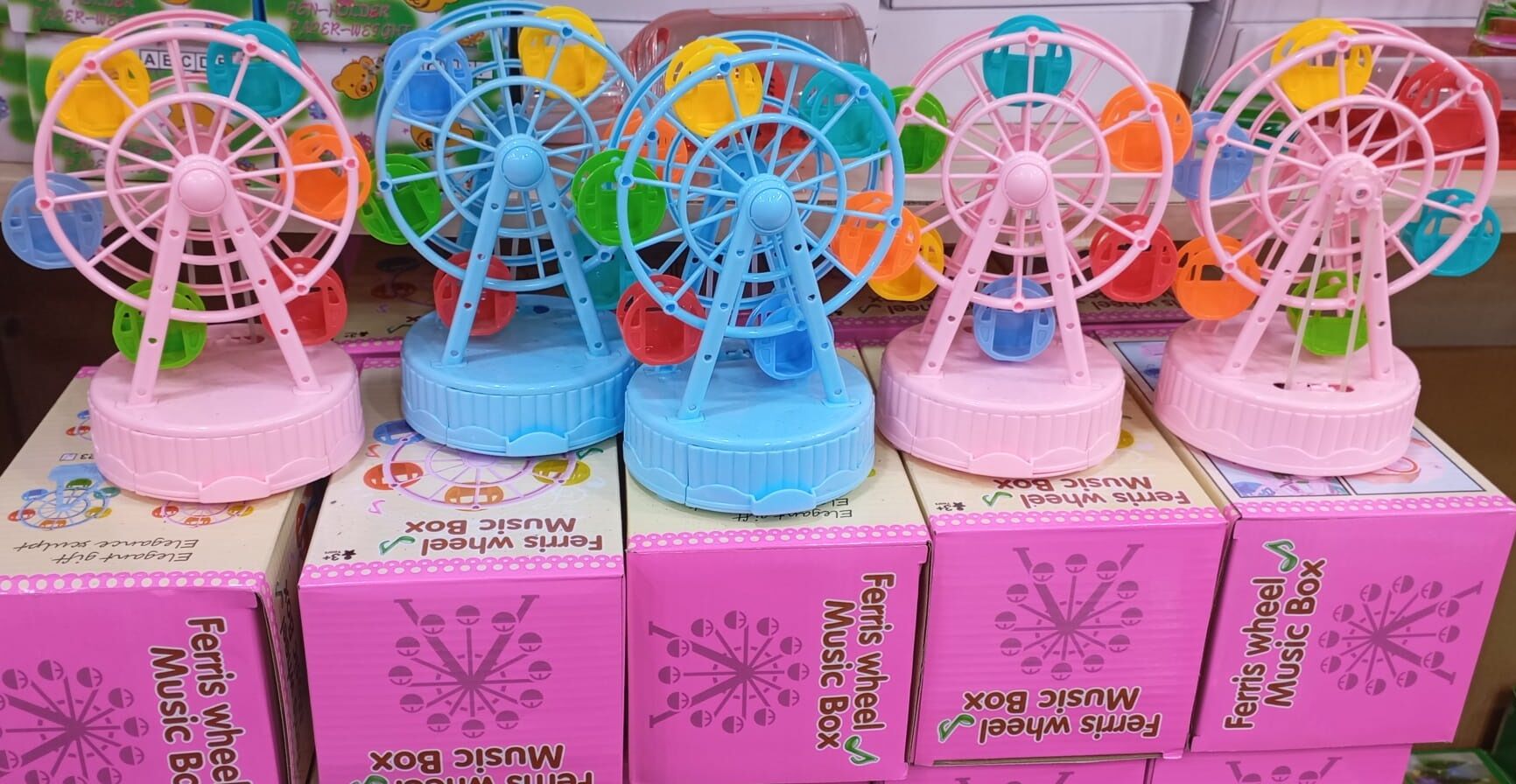 Müzikli Dönme Dolap Kurmalı Müzik Kutusu