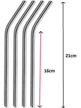 Metal Pipet Paslanmaz Çelik Ve Temizleme Fırçası Seti 5 Parça