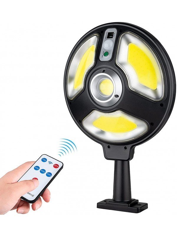150 Cob Solar Hareket Sensörlü Ledli Kumandalı 3 Mod Bahçe Lambası