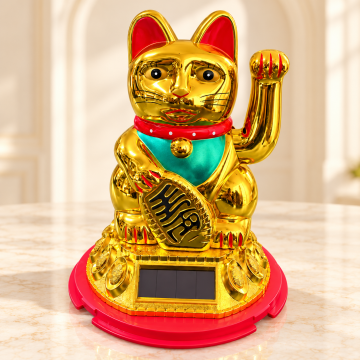Şanslı Kedi Para Getiren Maneki Neko Tasarımlı Biblo